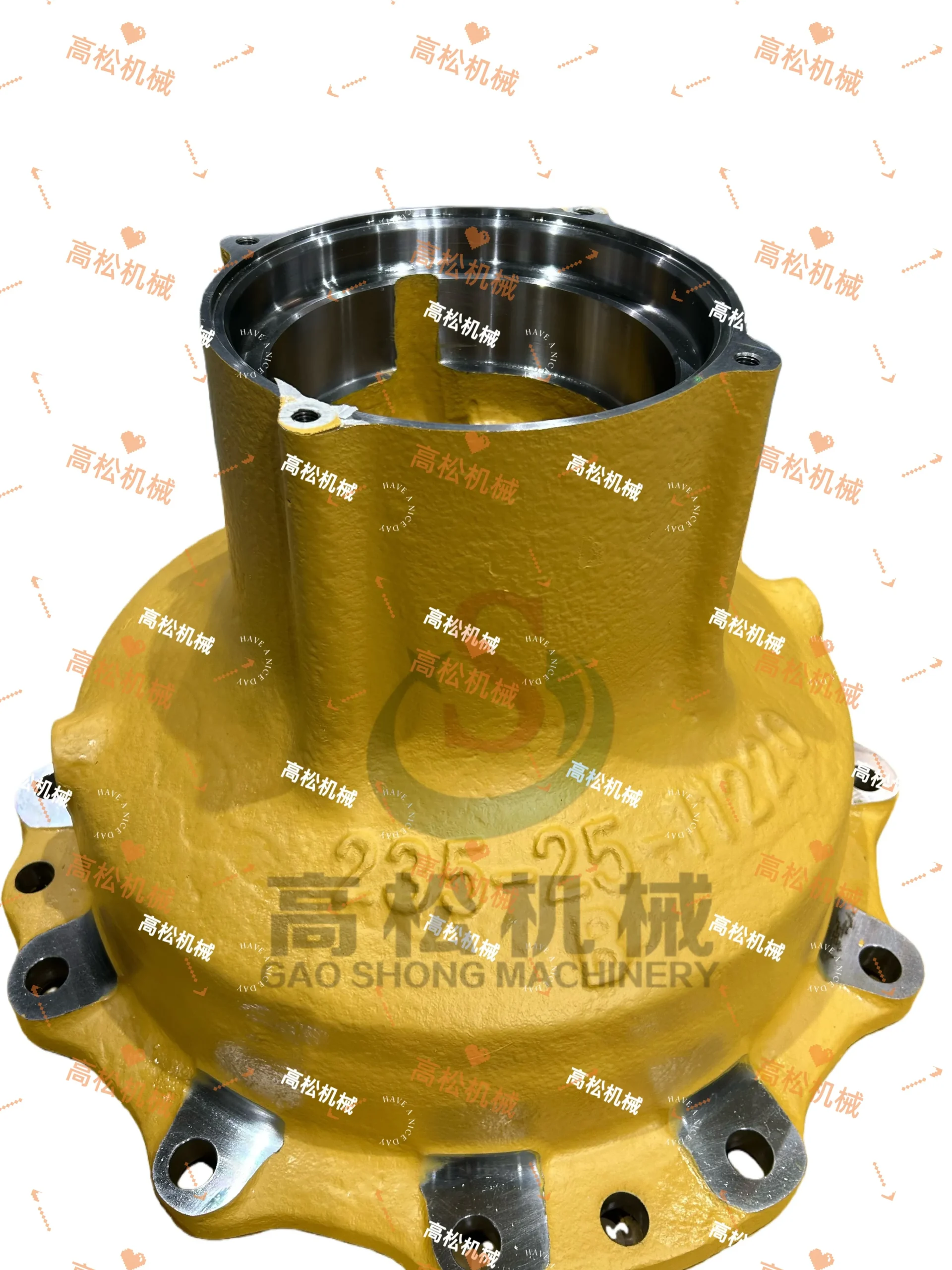 komatsu-part-235-25-11220  CAGE GD805A-1 GD825A-2  GD825A-2E0  TANDEM DRIVE GEAR AND CHAIN   TANDEM DRIVE GEAR