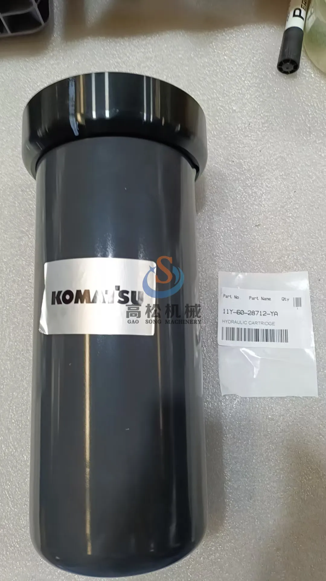 11Y-60-28712 komatsu CARTRIDGE-D37/D61