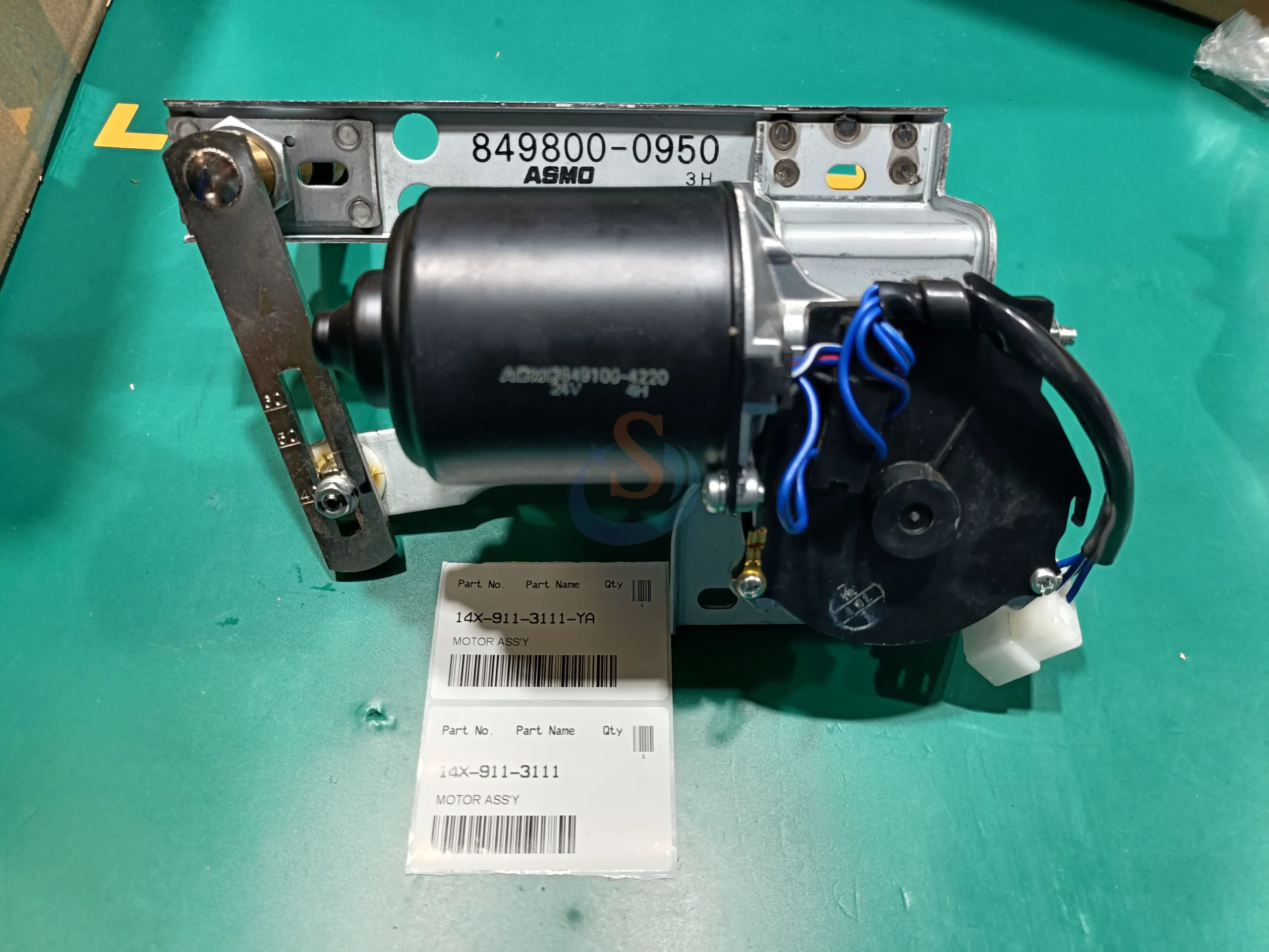 14X-911-3111,WIPER MOTOR ASS’Y,D155A,D275A,D375A