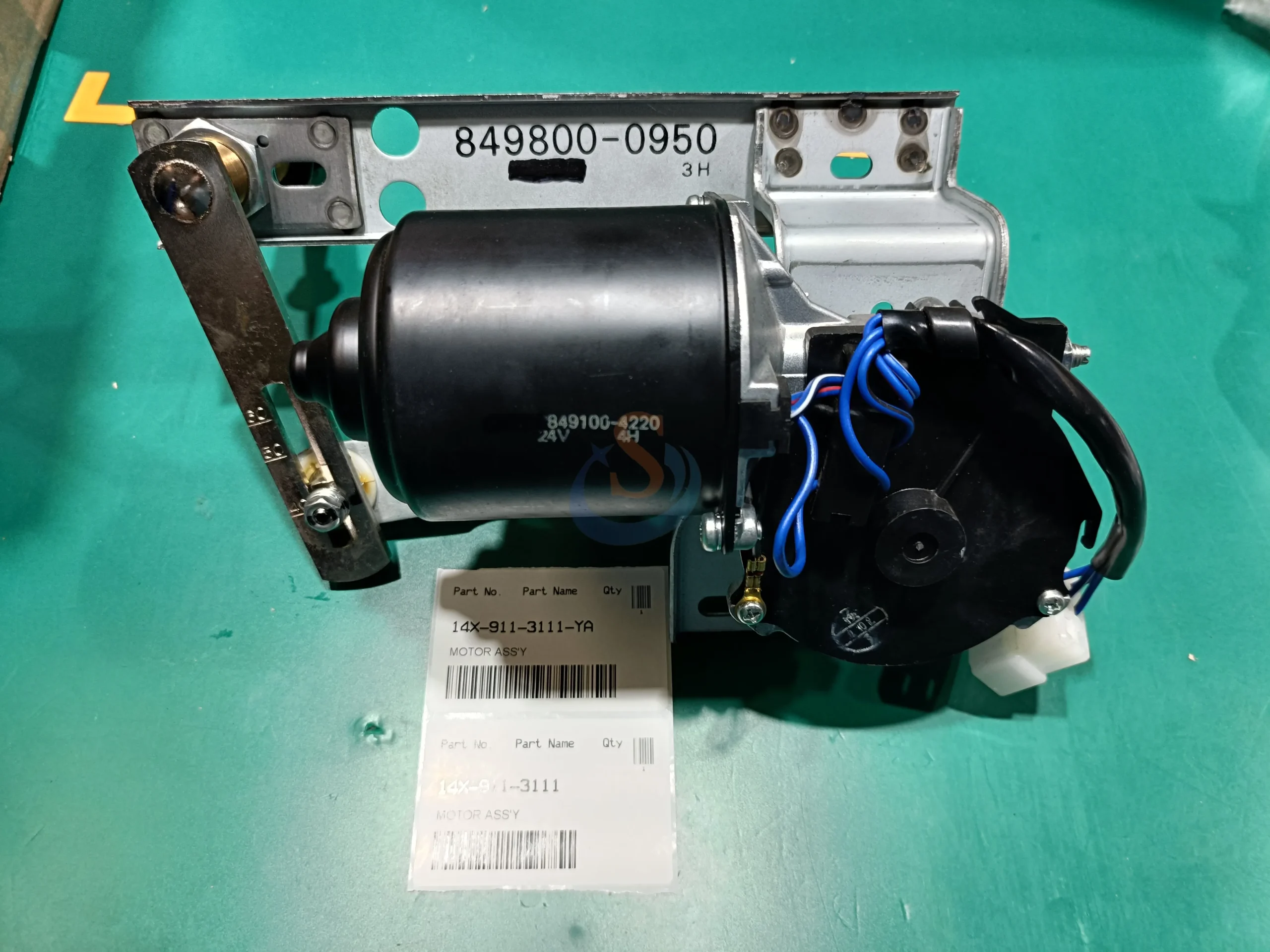 14X-911-3111,WIPER MOTOR ASS’Y,D155A,D275A,D375A