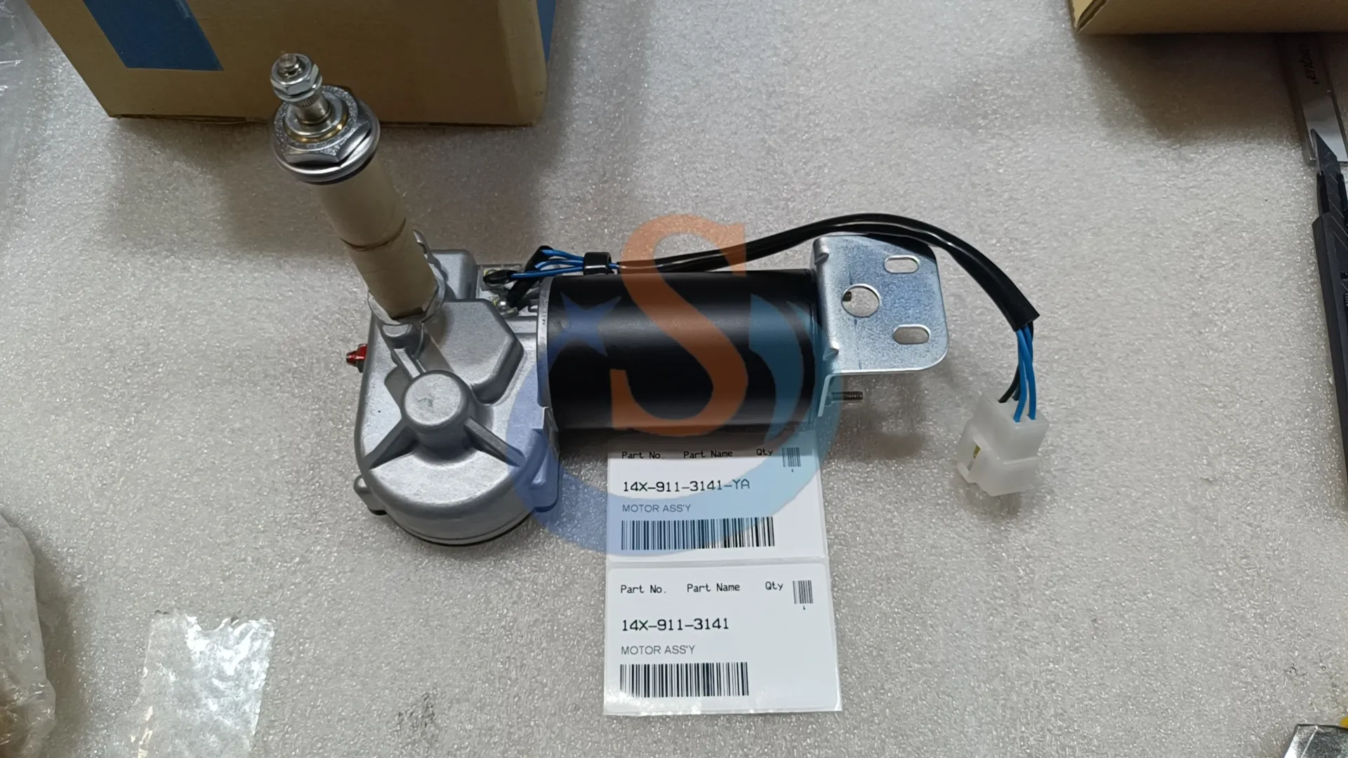 14X-911-3141,WIPER MOTOR ASS’Y,D155A,D375A,D65PX