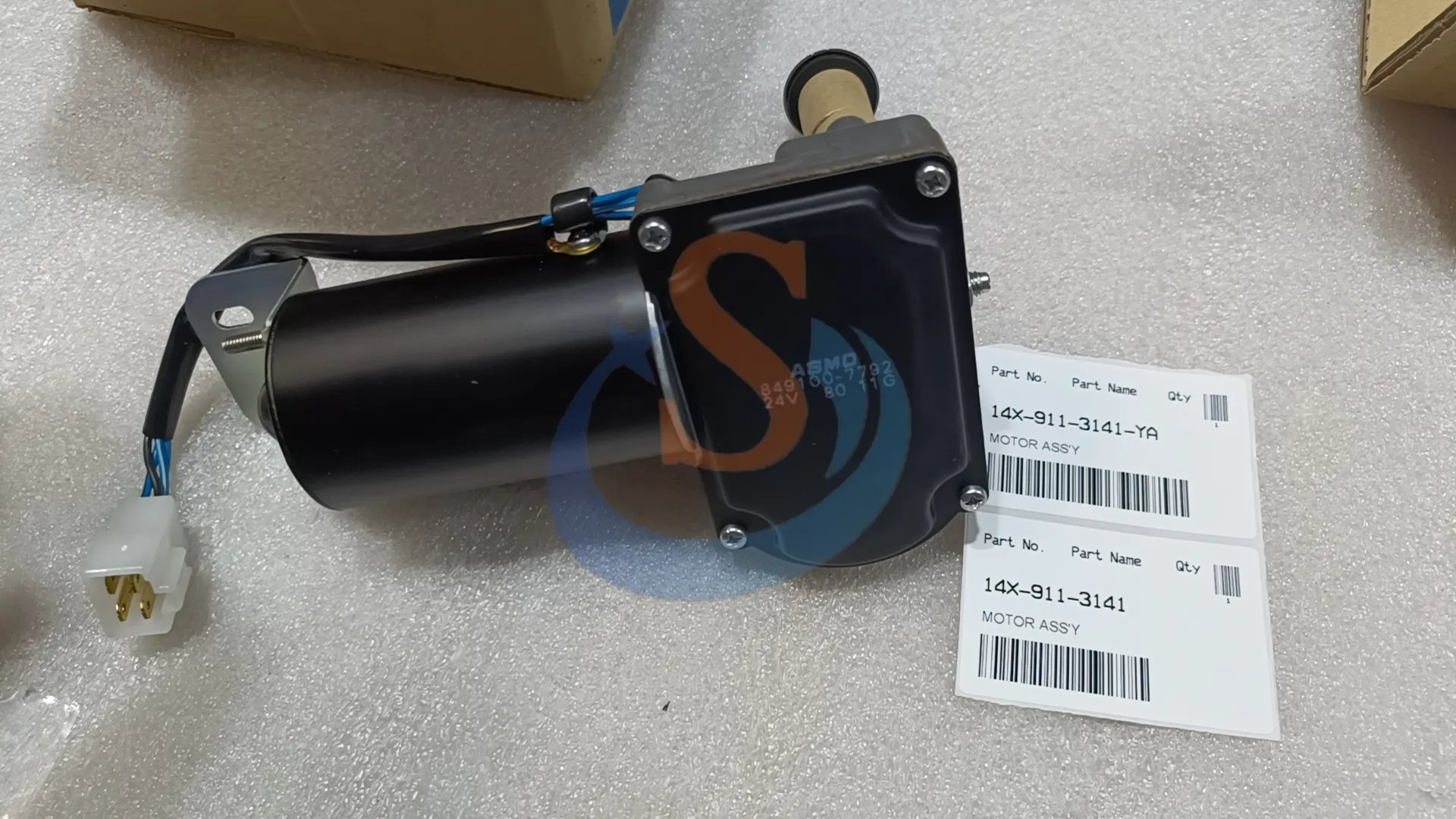 14X-911-3141,WIPER MOTOR ASS’Y,D155A,D375A,D65PX