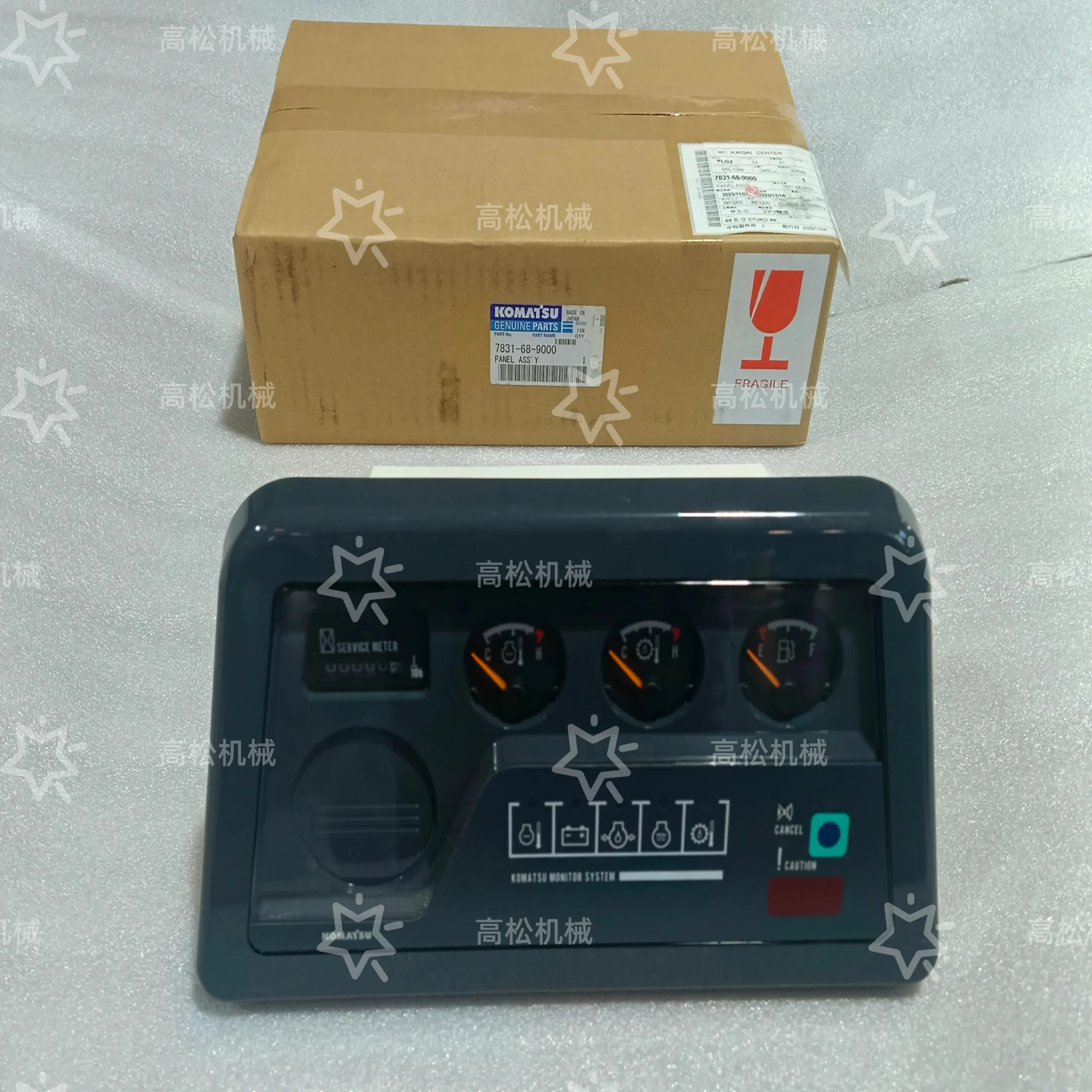 Original New Stock Panel 7831-68-9000 Instrument Panel Assembly Suitable for Komatsu D375A-3/5 Bulldozer