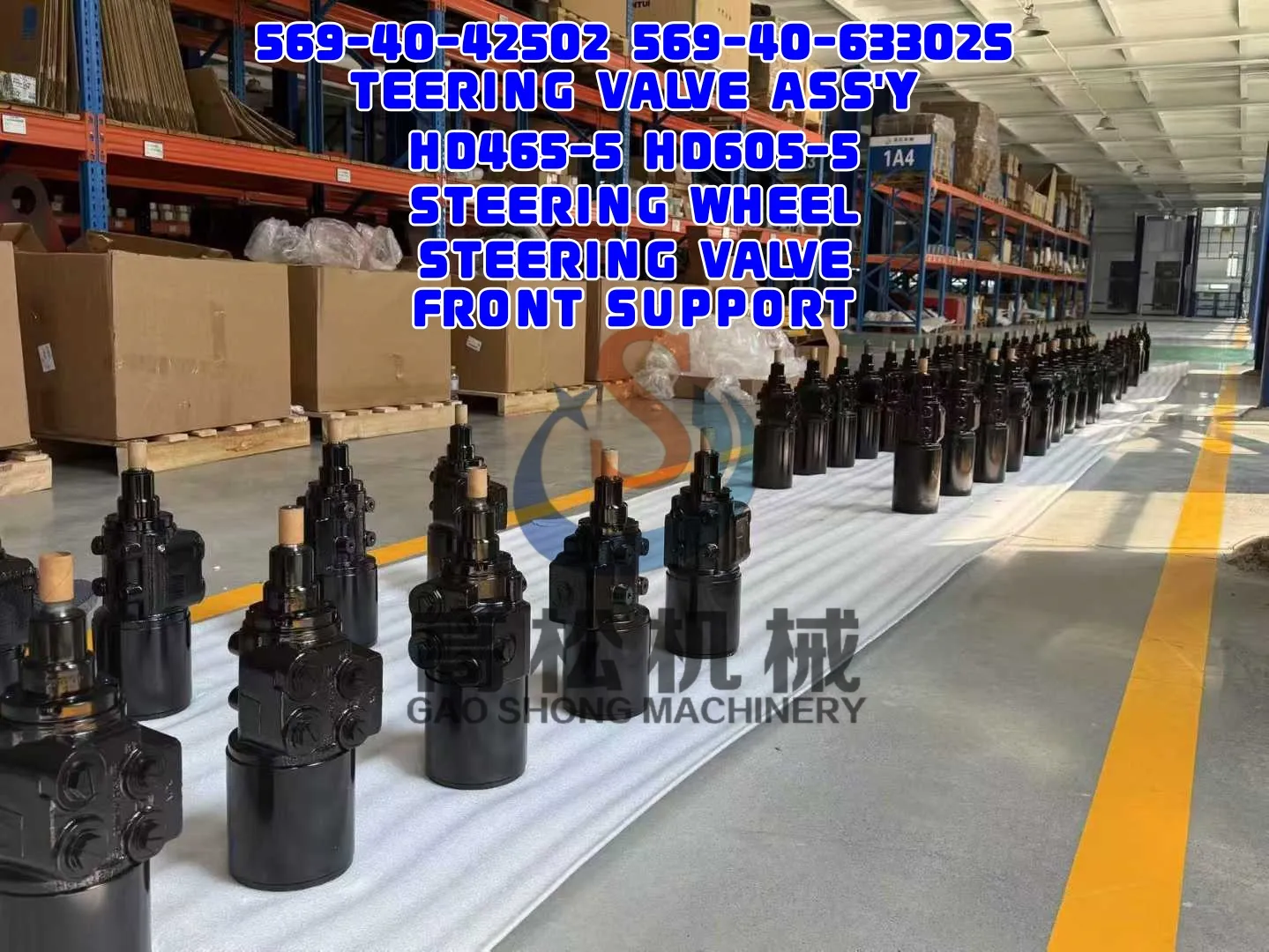 STEERING VALVE ASS’Y HD465-7 HD465-7R  HD605-7E0 HD605-5 VALVE 569-40-42502  569-40-63302  FRONT SUPPORT (STEERING VALVE MOUNTING PARTS)  STEERING WHEEL  STEERING VALVE  FRONT SUPPORT, INNER PARTS, STEERING VALVE
