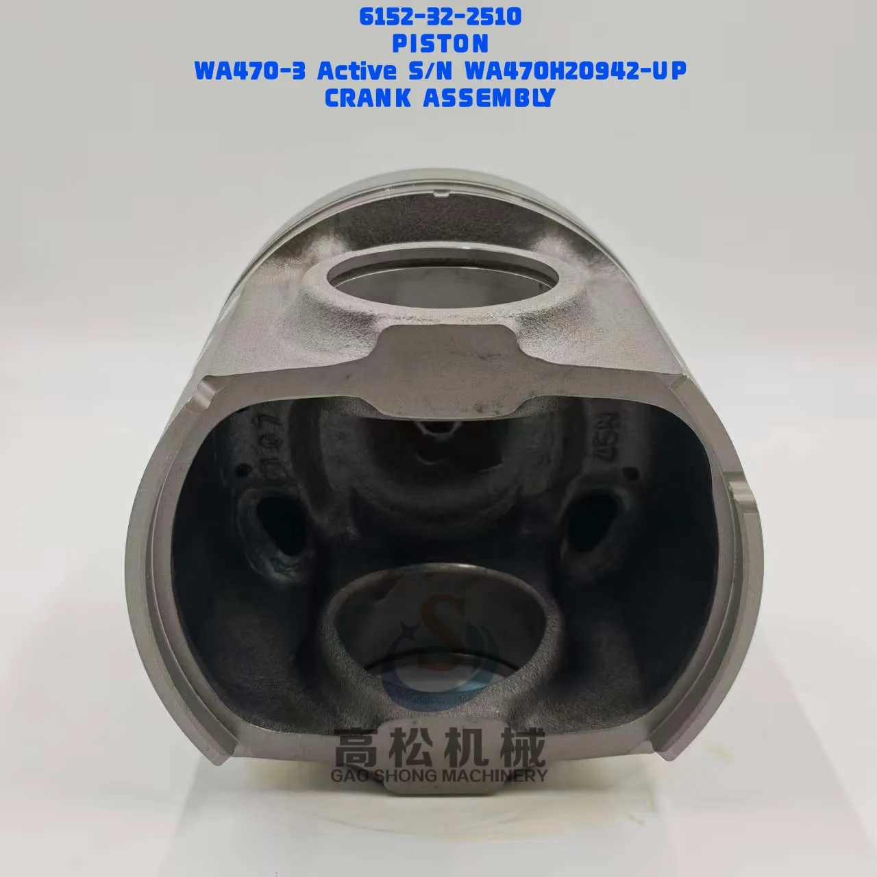 6152-32-2510 PISTON KOMATSU parts D87E, D87P, DCA, EGS360,380, PC400, PW400MH, S6D125E, SA6D125E, SAA6D125E, WA450, WA470, WA480