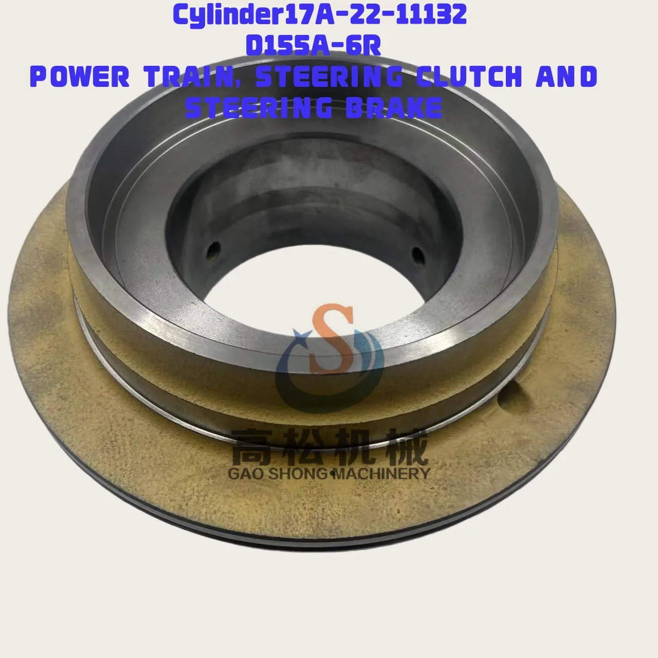 CYLINDER 17A-22-11132 D155A-6 D155A-3 D155A-5 D155A-6R STEERING  CLUTCH AND BRAKE