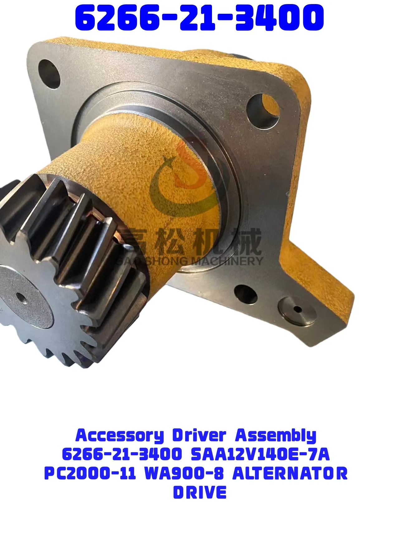 Accessory Driver Assembly 6266-21-3400 SAA12V140E-7A  PC2000-11 WA900-8 ALTERNATOR DRIVE