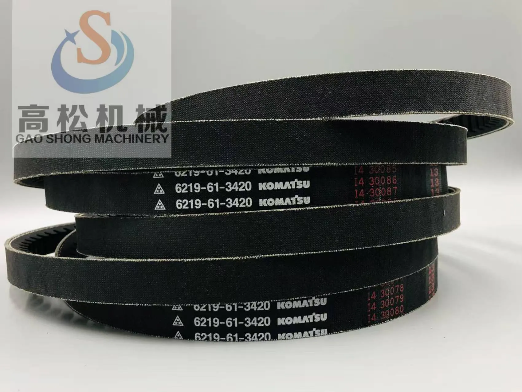 Genuine KOMATSU V-Belt for KOMATSU/SA12V140E-3/D375A-5/HD785-7 | P/N 6219-61-3420